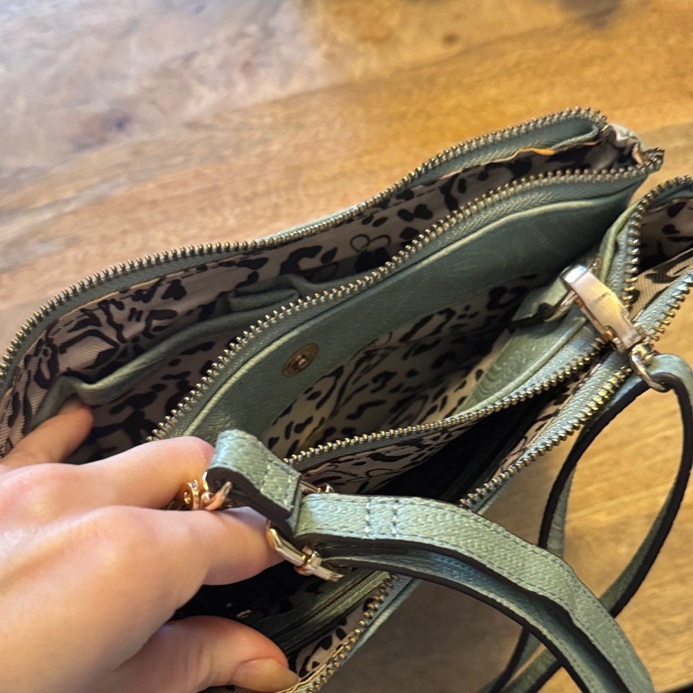 Jessica Simpson Sea Green Shoulder Bag - Picture 8 of 12